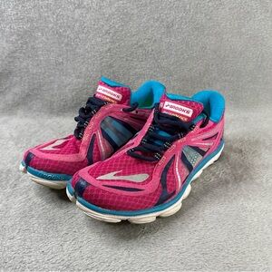 Brooks PureCadence Women's Sneakers - Pink and Teal Size 6.5